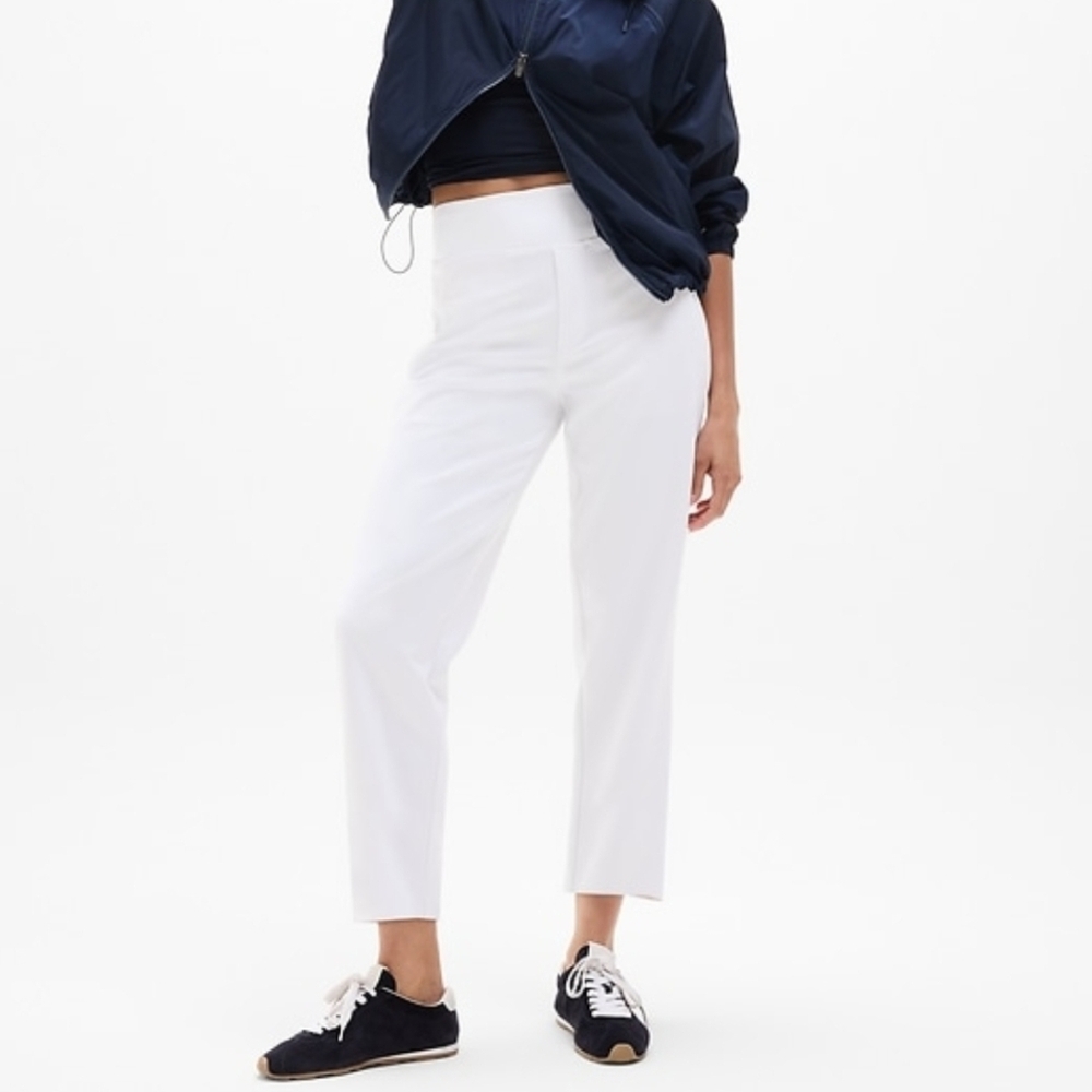 Athleta White Ankle Pants